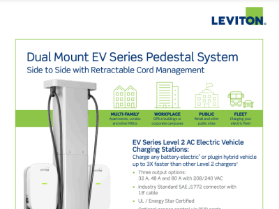 Dual Mount EV Series Pedestal System